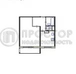 1-комнатная квартира, 39.2 м² - фото 27