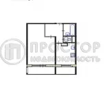1-комнатная квартира, 39.2 м² - фото 33