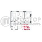 2-комнатная квартира, 57.1 м² - фото 10