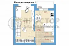 1-комнатная квартира, 37.1 м² - фото 41