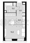 Студия, 33.6 м² - фото 7