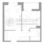 1-комнатная квартира, 36.04 м² - фото 33