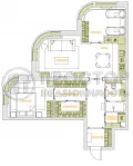 2-комнатная квартира, 81.5 м² - фото 65