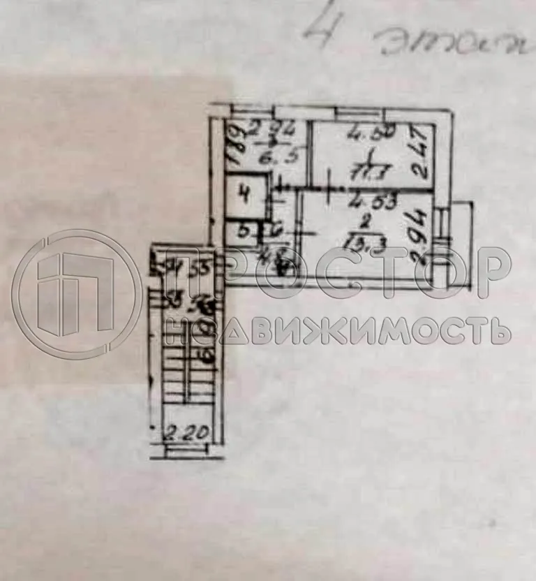 2-комнатная квартира, 39.7 м² - фото 19