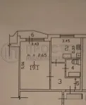 1-комнатная квартира, 39 м² - фото 11