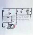 3-комнатная квартира, 59.4 м² - фото 43