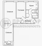 3-комнатная квартира, 76.8 м² - фото 17