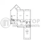 3-комнатная квартира, 82.6 м² - фото 30