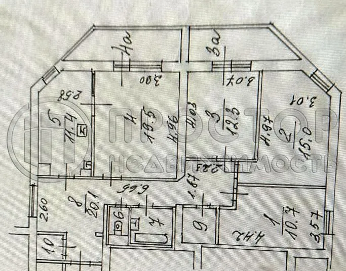 4-комнатная квартира, 98.1 м² - фото 29