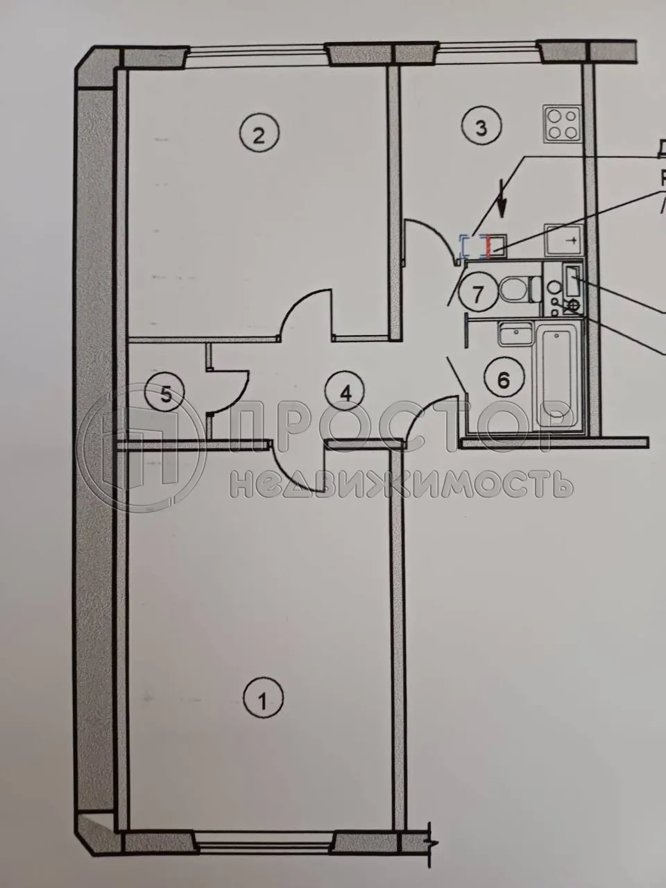 2-комнатная квартира, 61.6 м² - фото 25