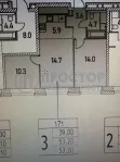 2-комнатная квартира, 53.2 м² - фото 37