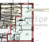 2-комнатная квартира, 54.8 м² - фото 13