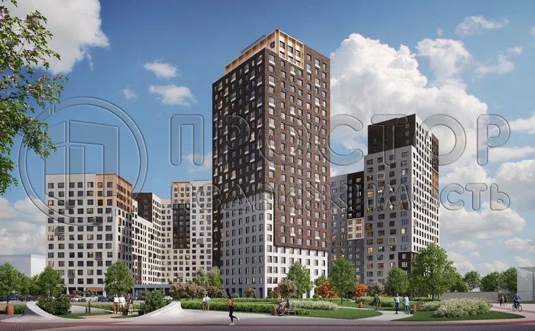 1-комнатная квартира, 40.45 м² - фото 2