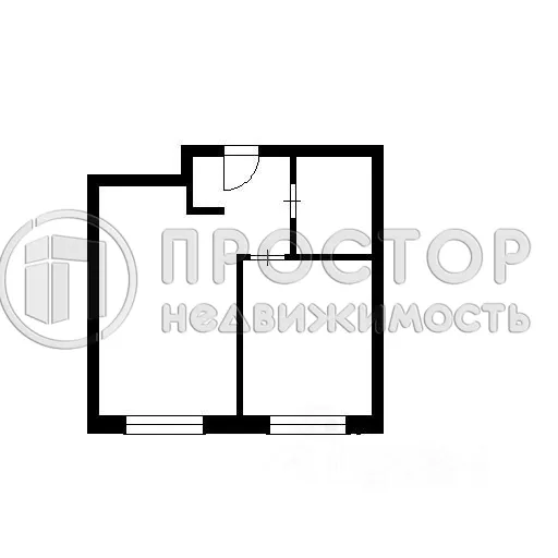 1-комнатная квартира, 34.7 м² - фото 11