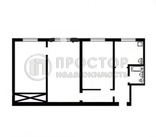 3-комнатная квартира, 54.6 м² - фото 19
