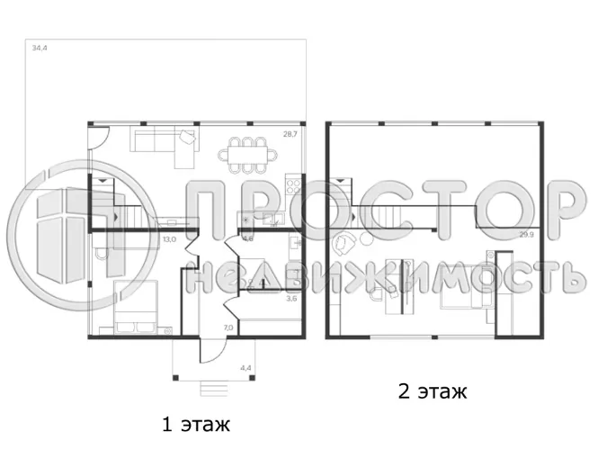 Дом, 128.8 м² - фото 10