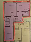 2-комнатная квартира, 72.5 м² - фото 103