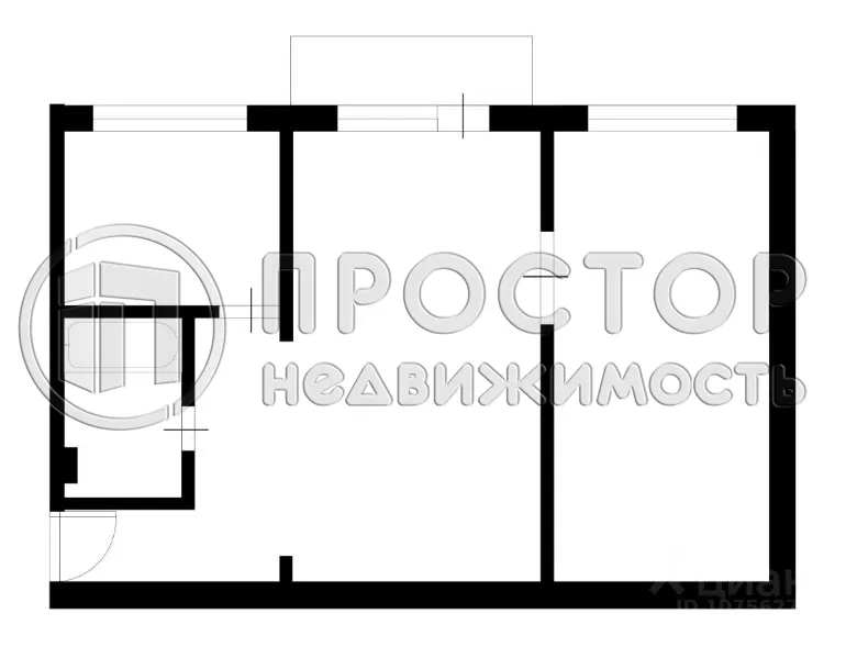 2-комнатная квартира, 46 м² - фото 16