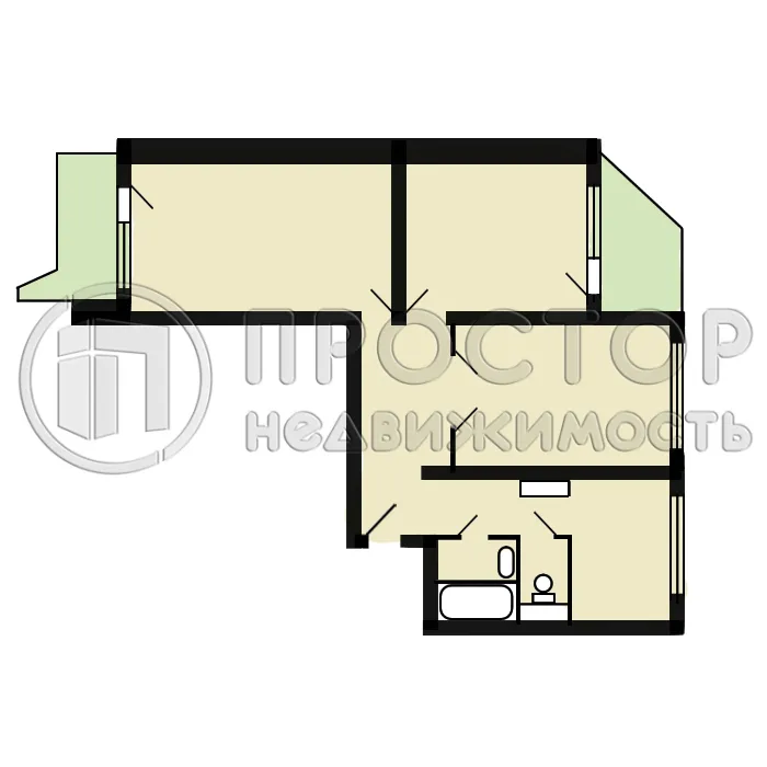 3-комнатная квартира, 81 м² - фото 27