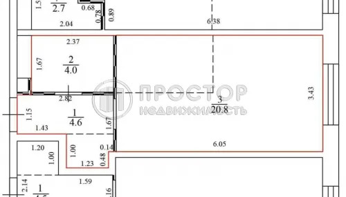 Студия, 29.4 м² - фото 26