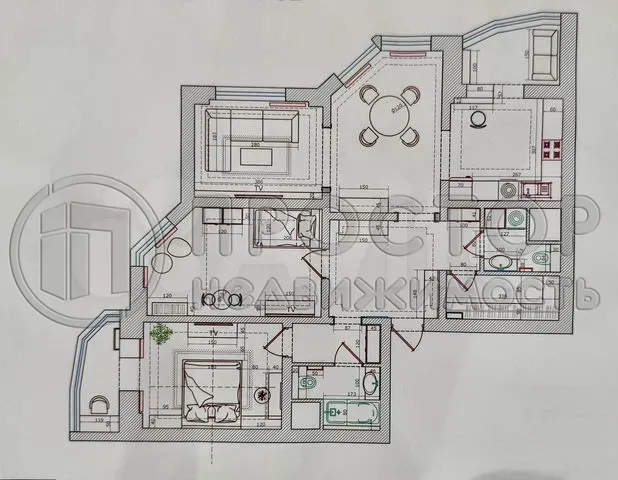 4-комнатная квартира, 105 м² - фото 49