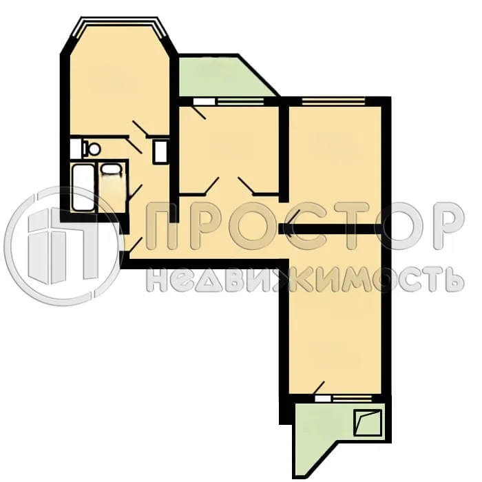 3-комнатная квартира, 75.6 м² - фото 27
