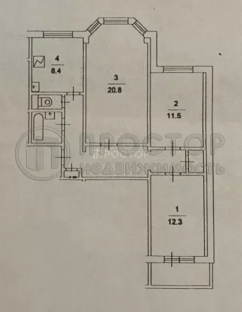 3-комнатная квартира, 73 м² - фото 25