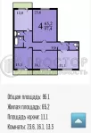 4-комнатная квартира, 95.1 м² - фото 41