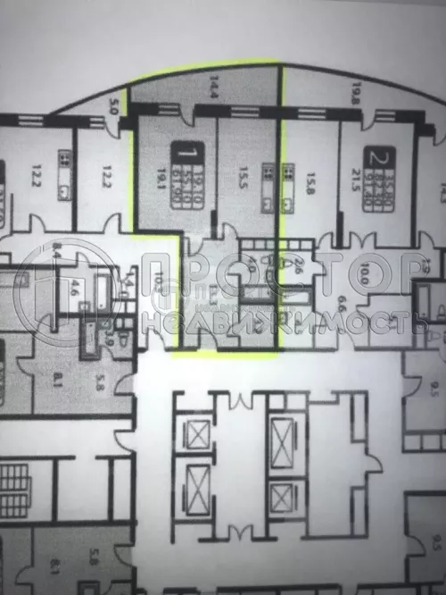 1-комнатная квартира, 69.5 м² - фото 18