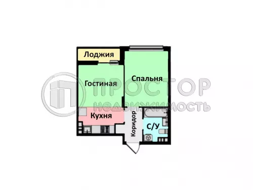 1-комнатная квартира, 37 м² - фото 13