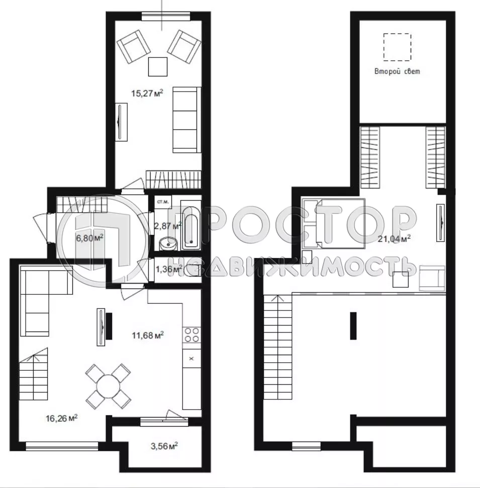 3-комнатная квартира, 78.84 м² - фото 9