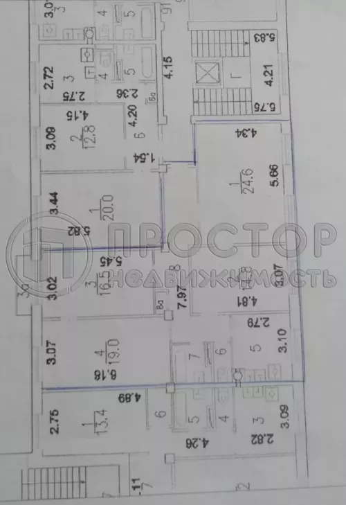 4-комнатная квартира, 101.4 м² - фото 52