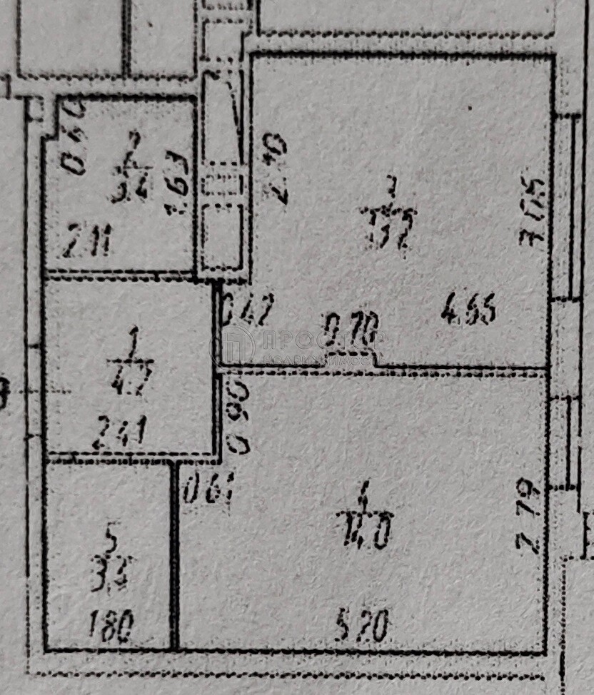 1-комнатная квартира, 39 м² - фото 33
