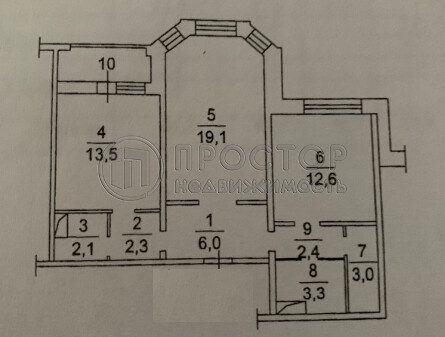 2-комнатная квартира, 64.3 м² - фото 17