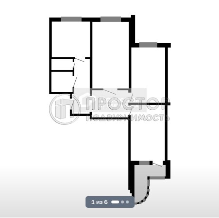 3-комнатная квартира, 73 м² - фото 26