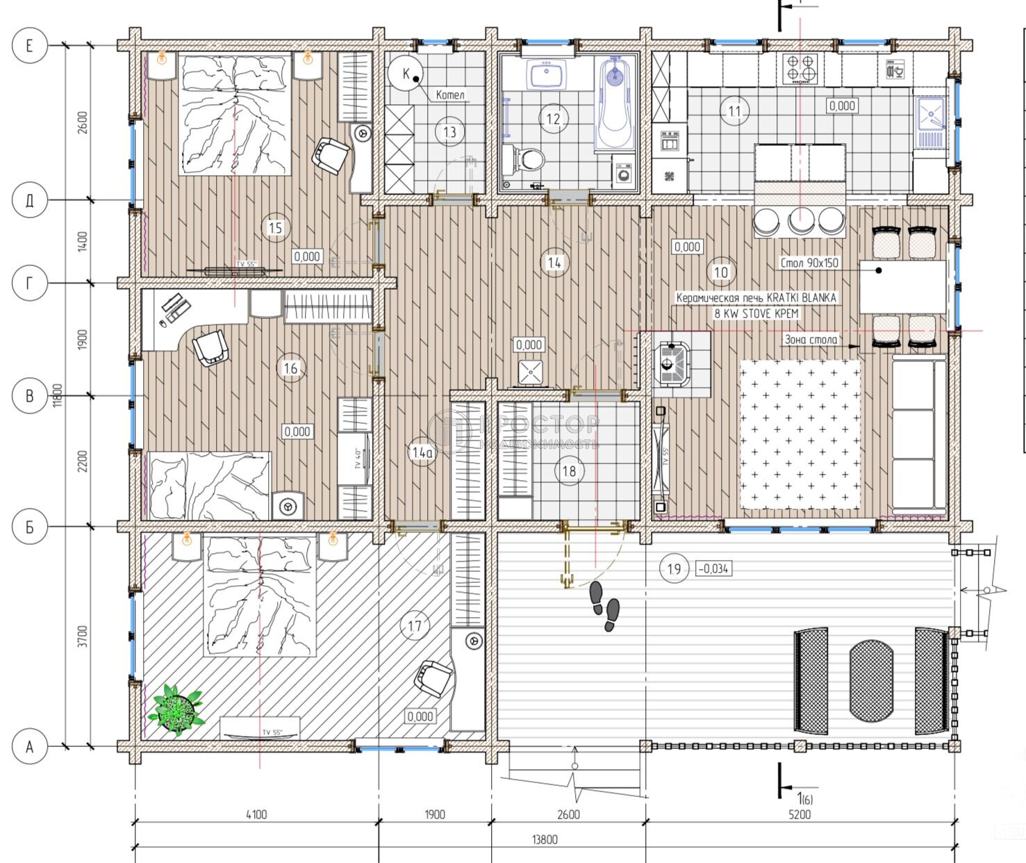 дом, 155.4 м² - фото 32