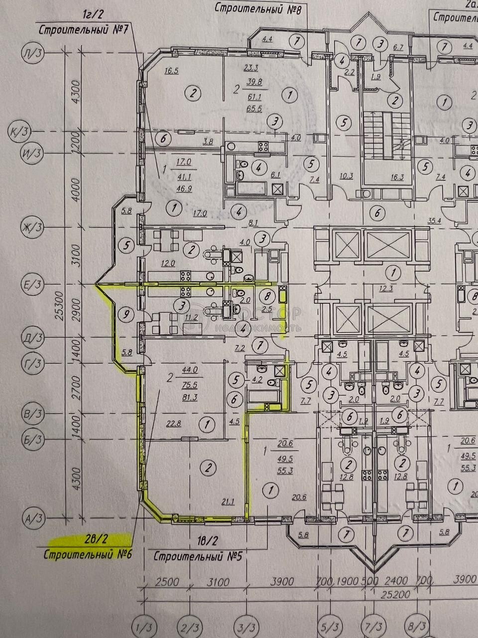 3-комнатная квартира, 79 м² - фото 28