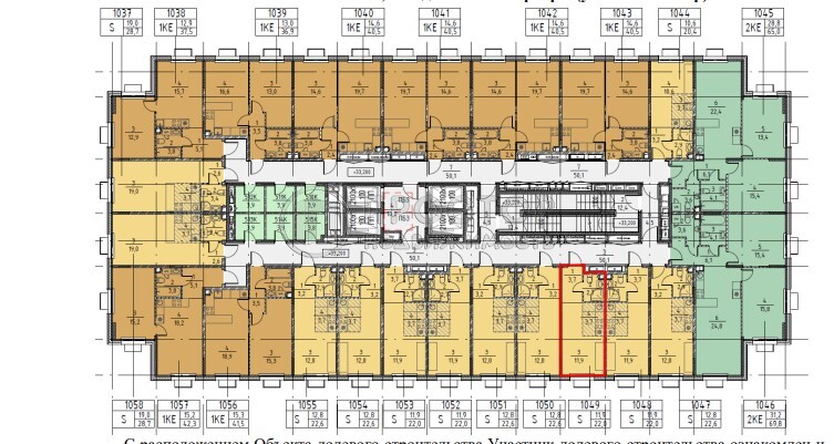 -комнатная квартира, 22 м² - фото 12