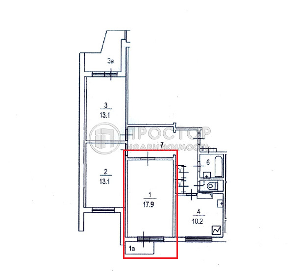 Комната, 17 м² - фото 18