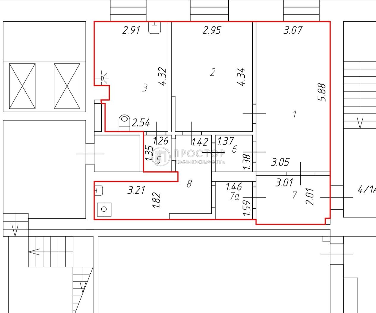 Коммерческая недвижимость (свободного назначения), 65 м² - фото 11