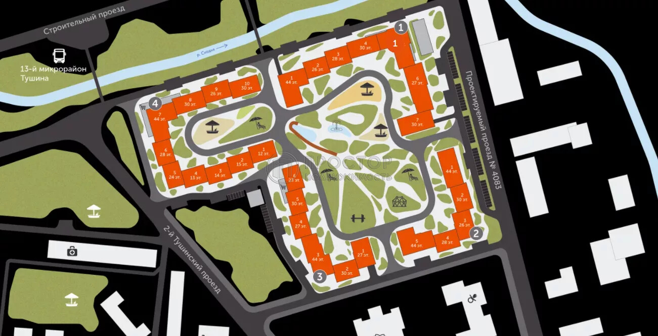2-комнатная квартира, 59.8 м² - фото 6