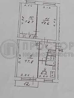 3-комнатная квартира, 64 м² - фото 21