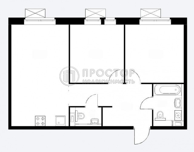 3-комнатная квартира, 61 м² - фото 12