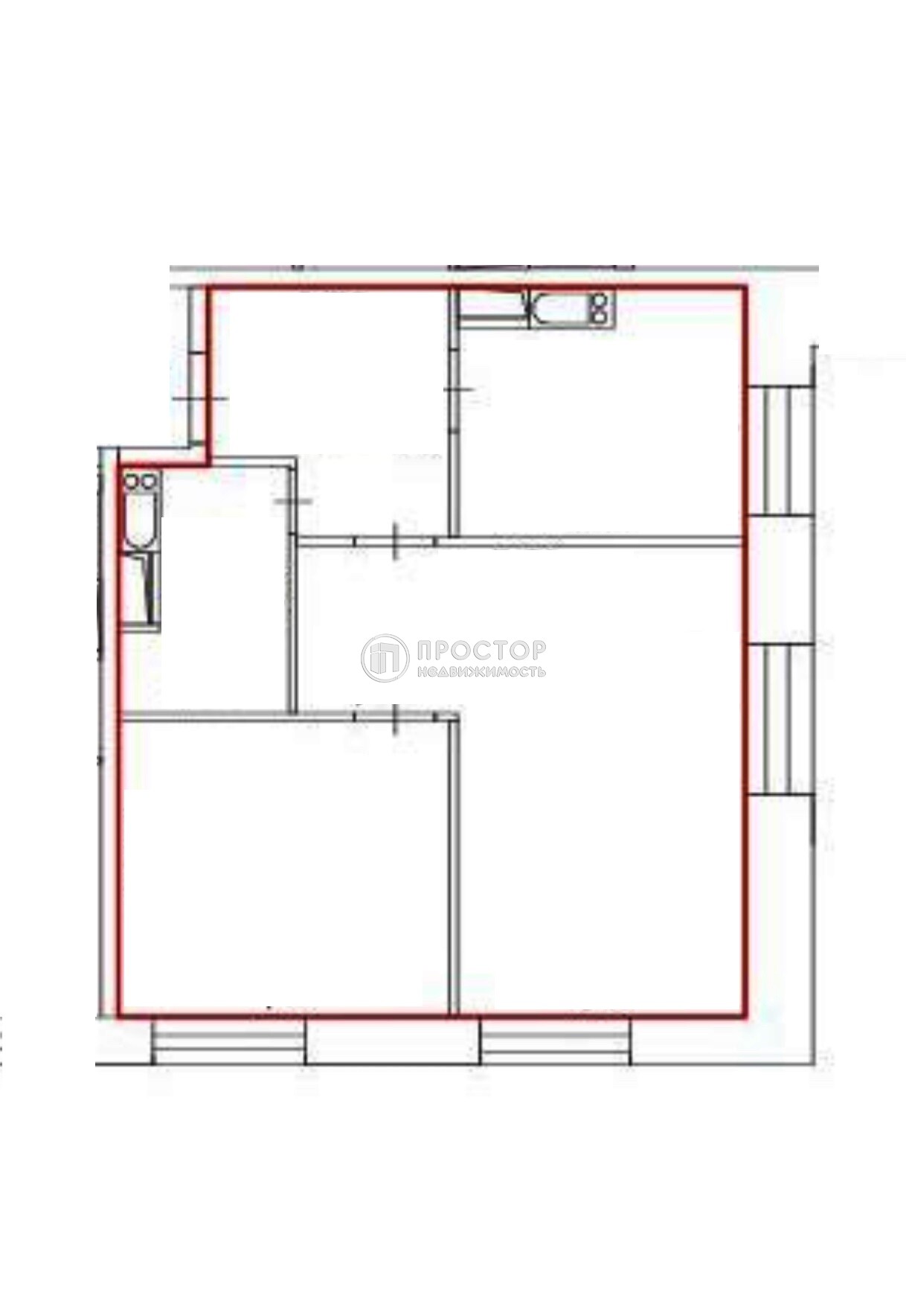 2-комнатная квартира, 51.8 м² - фото 64