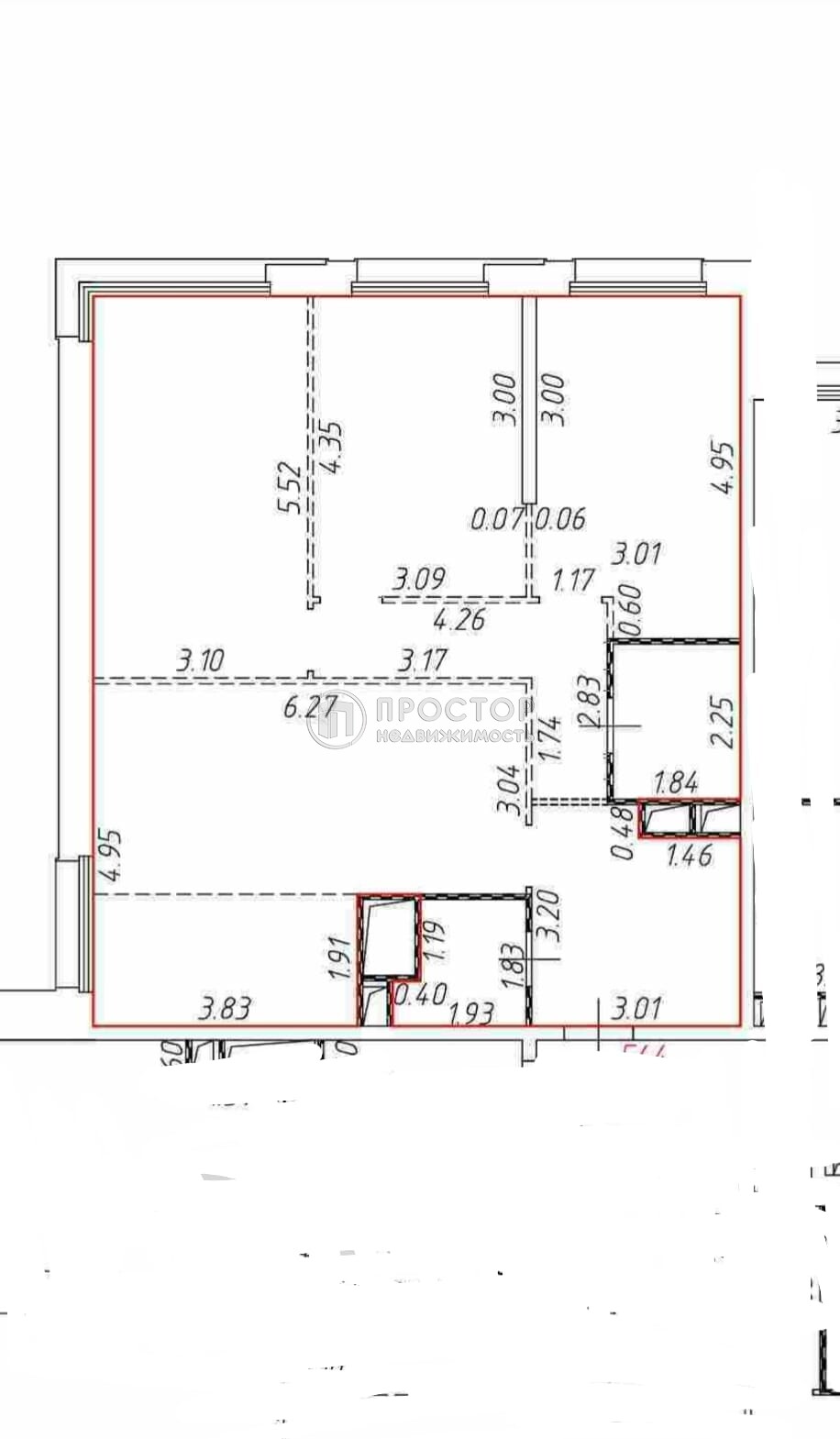 3-комнатная квартира, 93.3 м² - фото 99