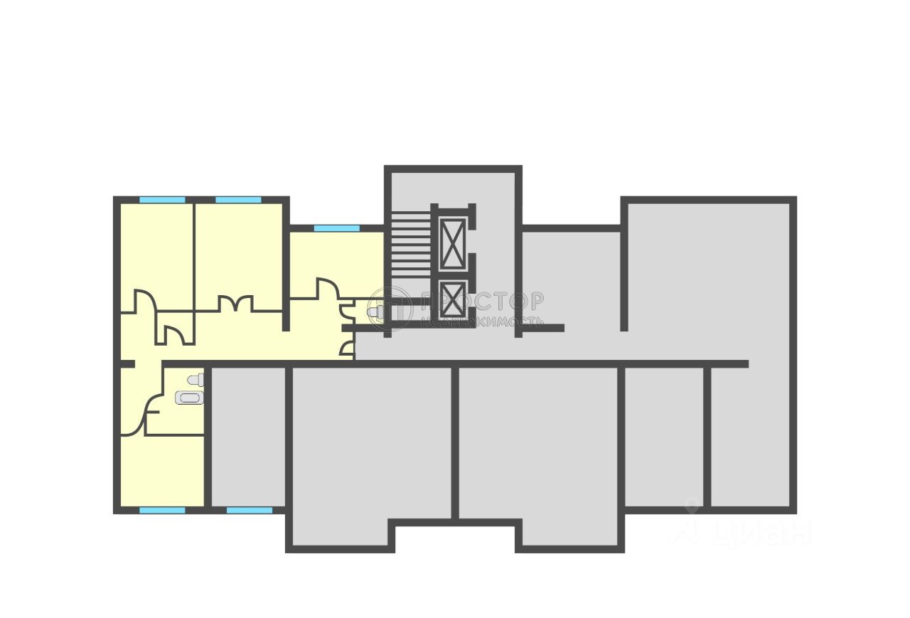 3-комнатная квартира, 96 м² - фото 48