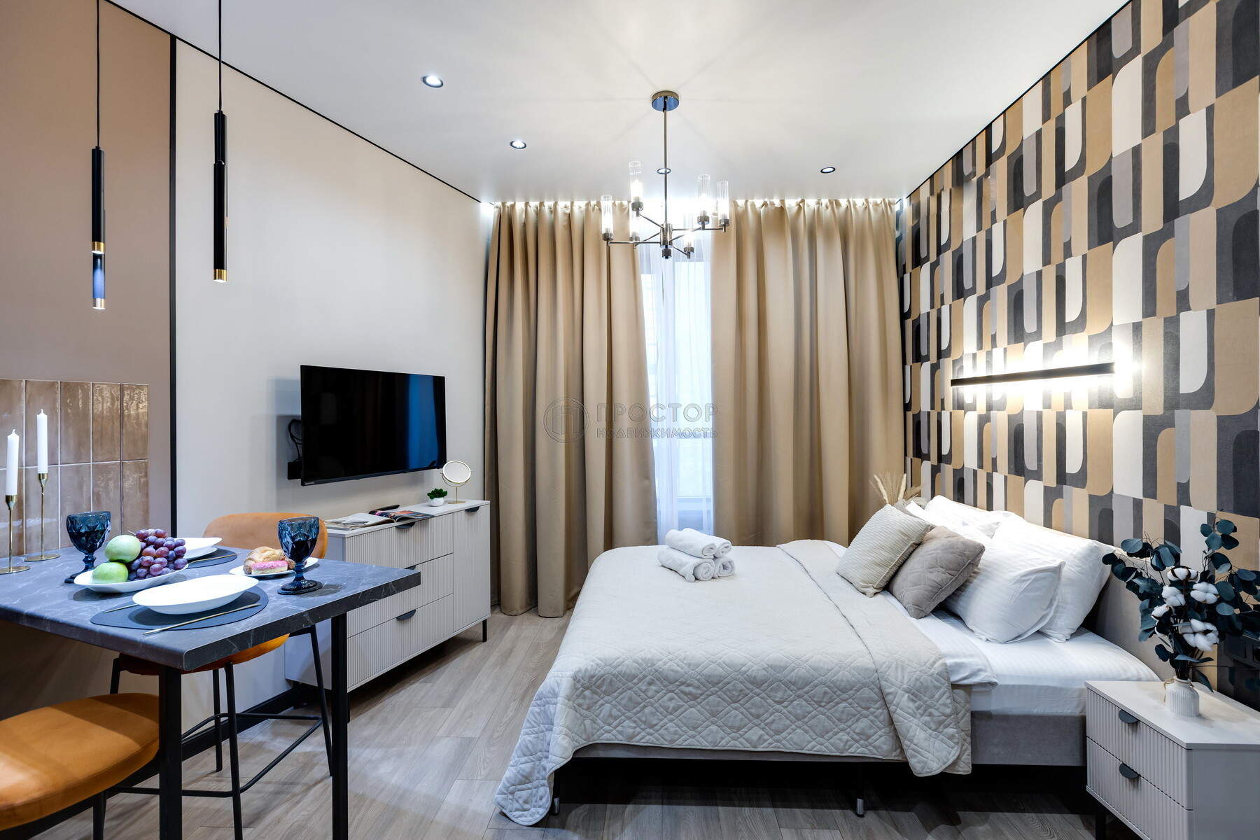 -комнатная квартира, 27 м² - фото 316