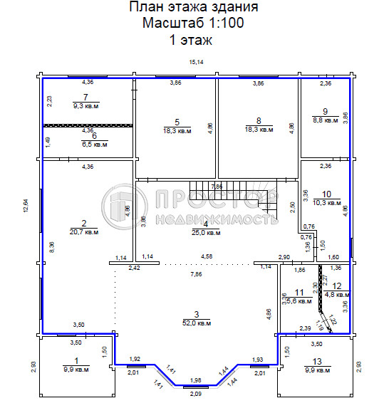 дом, 369 м² - фото 92