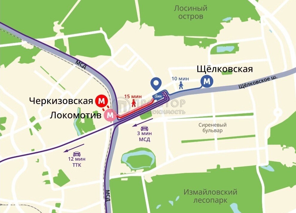 1-комнатная квартира, 32.6 м² - фото 33