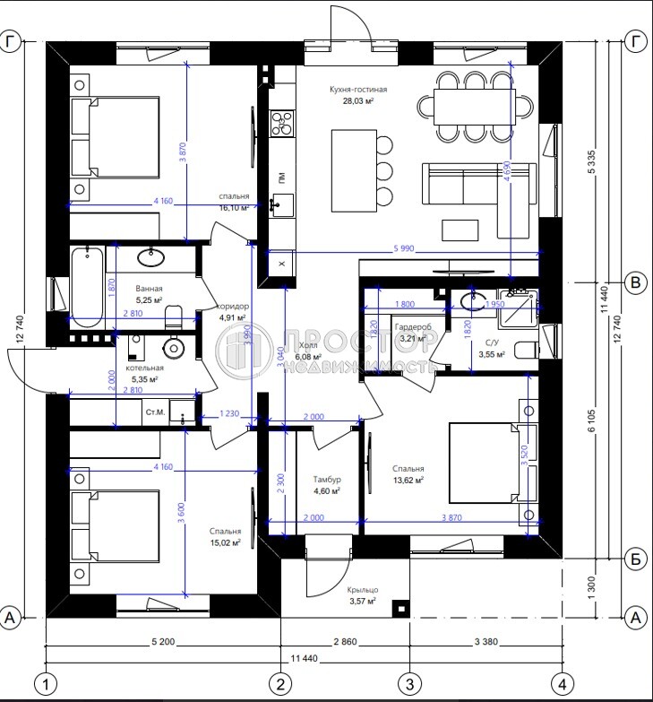 дом, 110 м² - фото 7